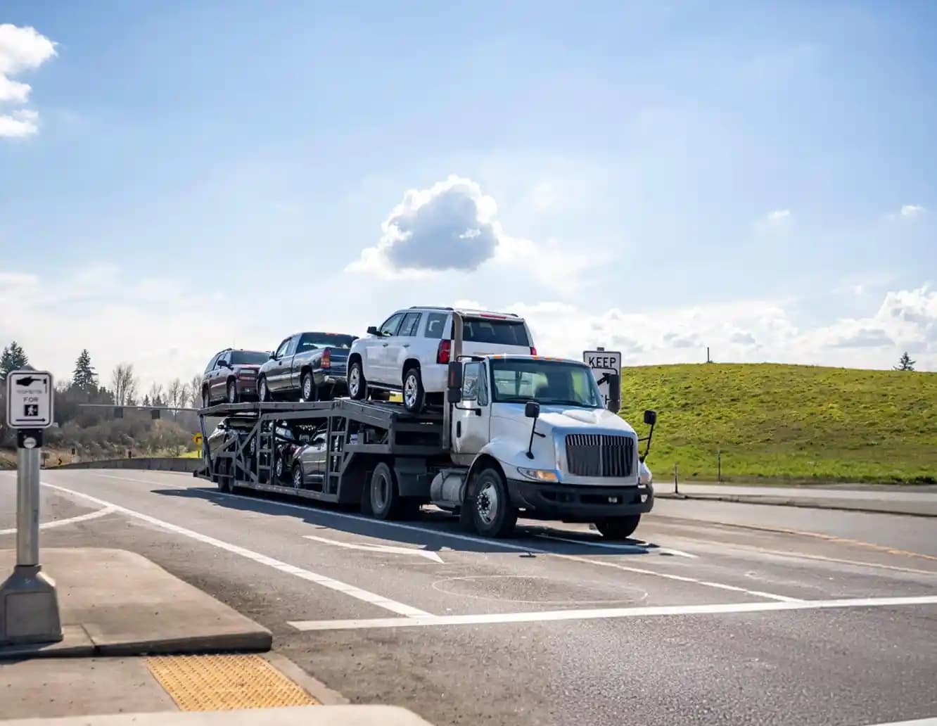 shipping vehicle cross country