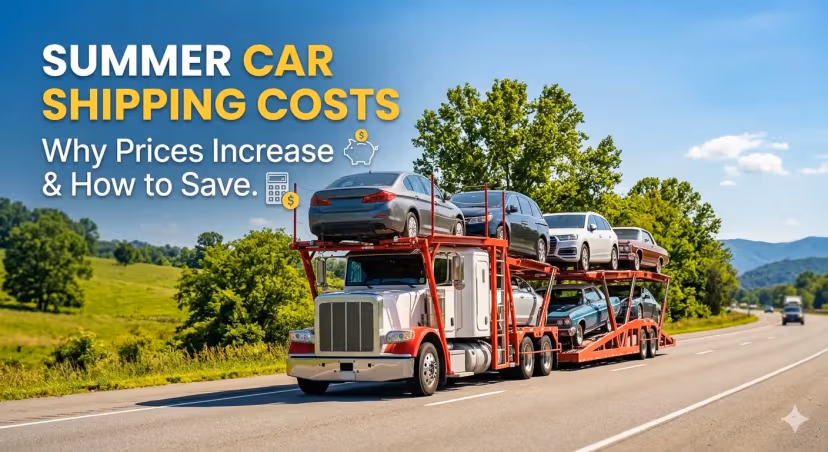 Summer Car Shipping Costs: Why Prices Increase and How to Save